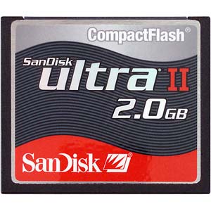 Sandisk 2Gb Compact Flash Card Ultra II