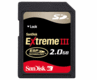 2GB ExtremeIII SD Card (20MB/s)