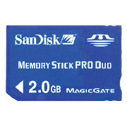 SanDisk 2GB Memory Stick PRO DUO