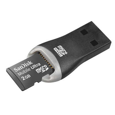 Sandisk 2GB Micro SD Premier w/Adapter