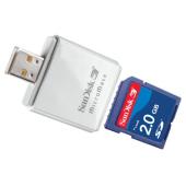 SanDisk 2GB SD Memory Card With Reader