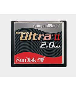 2GB Ultra II Compact Flash Card