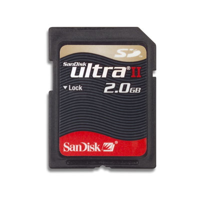 Sandisk 2GB Ultra II Secure Digital