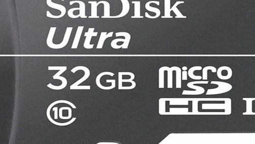 Sandisk 32GB Ultra microSDHC UHS-I class 10 30MB/s