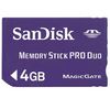 SANDISK 4 GB Memory Stick Duo Pro Memory Card