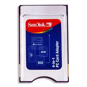 Sandisk 4 in 1 PCMCIA Adapter
