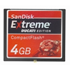 Sandisk 4GB Ducati Special Edition Extreme IV CF Card