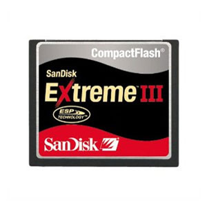 SanDisk 4GB Extreme III Compact Flash Card -