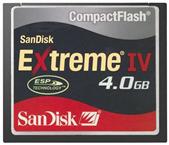 sandisk 4GB Extreme IV Compactflash Memory Card