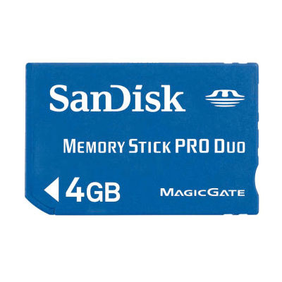 Sandisk 4GB Memory Stick Duo Pro