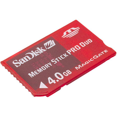 Sandisk 4GB Memory Stick Pro Duo Gaming
