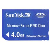 SanDisk 4GB Memory Stick PRO DUO