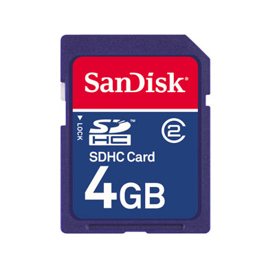 Sandisk 4GB SDHC Card