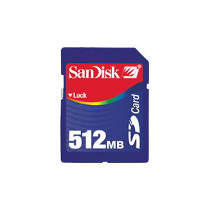 Sandisk 512 Mb SD Card