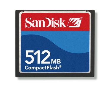 Sandisk 512Mb Compact Flash Card