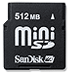 512mb Mini Secure Digital Card