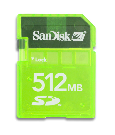 Sandisk 512mb SD Gaming Card