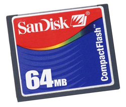 Sandisk 64MB Compact Flash Card