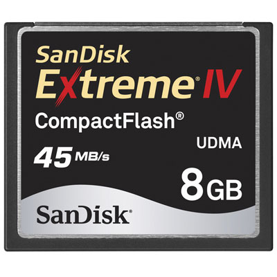 Sandisk 8GB 300x UDMA Extreme IV Compact Flash