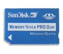 SanDisk 8GB Memory Stick Pro Duo & Adaptor (2MB/s)