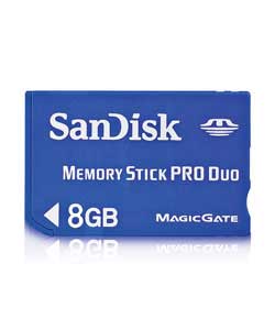 sandisk 8GB MSPD Blue Label Memory Stick