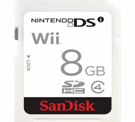 SanDisk 8GB SD Gaming Card for Nintendo Wii/Dsi