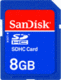 SanDisk 8GB Secure Digital Card (SDHC) & card