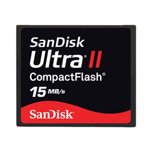 SanDisk 8GB Ultra II 100X Compact Flash Card -
