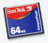 COMPACTFLASH 64MB SDCFB-64-485