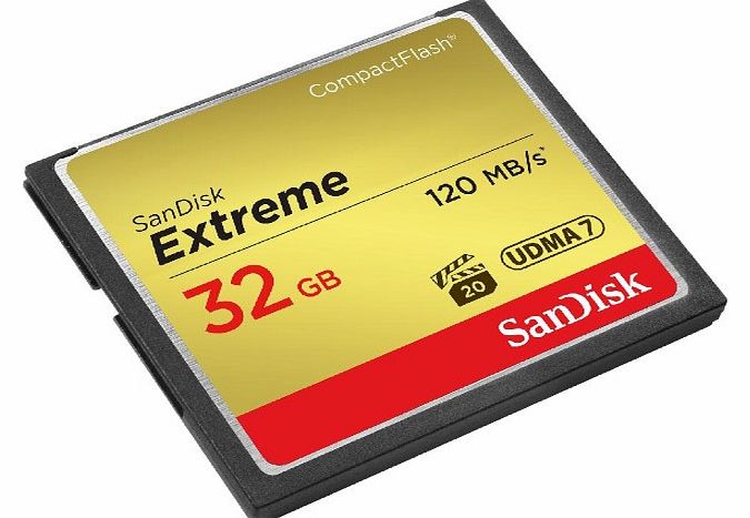 Sandisk CompactFlash Extreme memory card - 32 GB