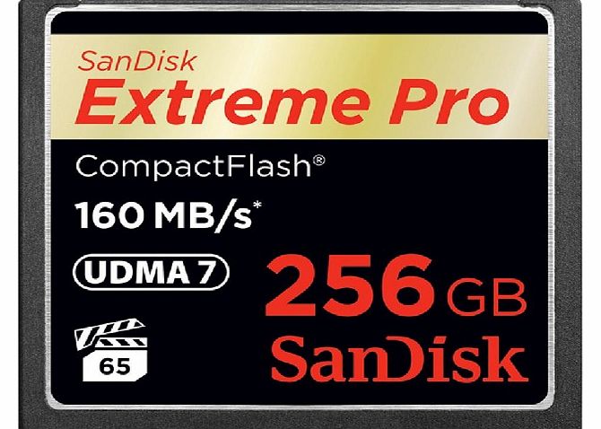 Sandisk CompactFlash Extreme PRO memory card - 256 GB