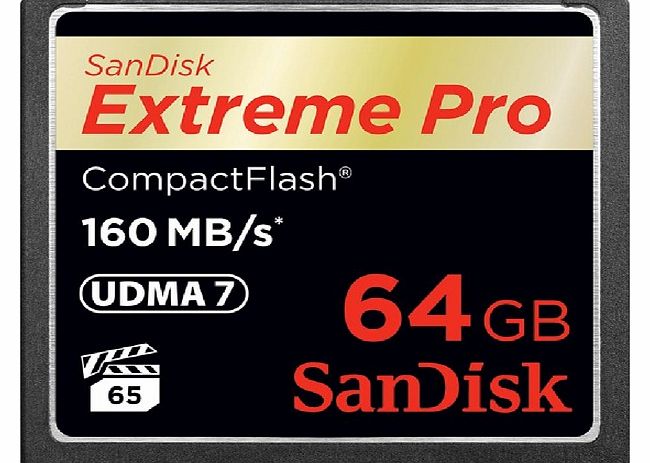 Sandisk CompactFlash Extreme PRO memory card - 64 GB