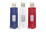 SanDisk Cruzer Micro U3 USB Flash Drive Multi-Colour 3-PACK - 2GB