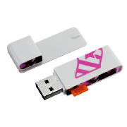 SanDisk Cruzer Tag Pink 2GB Flash Drive