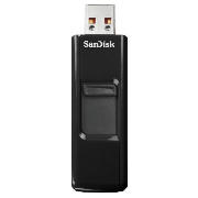 Sandisk CZ36 Glossy Black 4GB USB Flash Drive