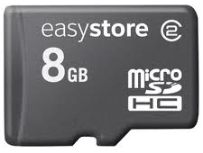 EasyStore Micro SDHC (Class 2) - 8GB