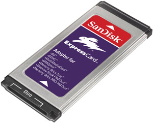 Sandisk EXPRESS/PCMCIA PC Adapter For - SD / MMC / Memory Stick