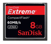 Extreme 60MB/sec Compact Flash Card - 8GB