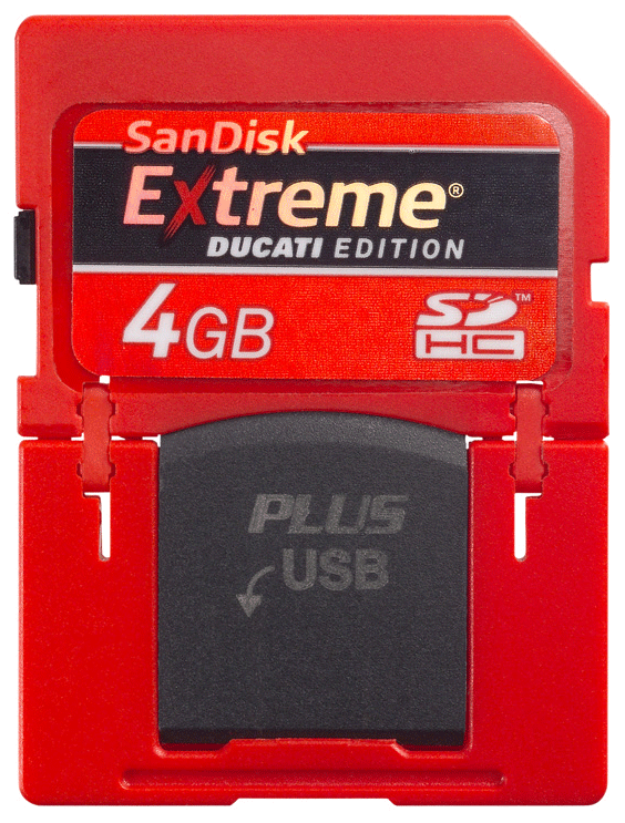 SanDisk Extreme Ducati 4GB SD Plus