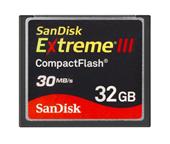 Sandisk Extreme III 32GB Compact Flash card