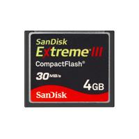Sandisk Extreme III 4Gb Compact Flash Card
