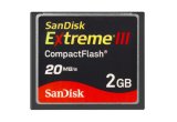 SanDisk Extreme III 133x Compact Flash cards are designed exclusively for the high-end, professional