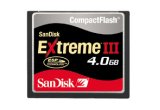 SanDisk Extreme III CompactFlash - 4GB