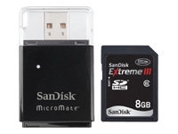 SanDisk Extreme III Flash memory card 8 GB Class 6