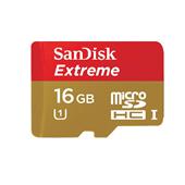 Sandisk Extreme Micro SDHC 16GB Memory Card