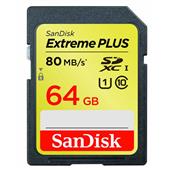 Sandisk Extreme Plus 64GB SDHC UHS-I Memory Card