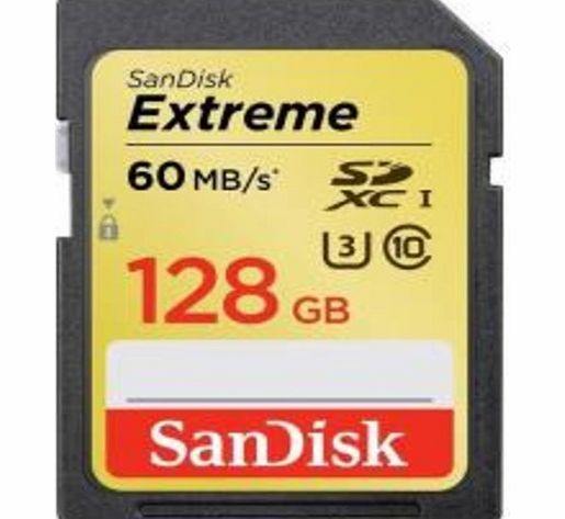Sandisk Memory Card - Extreme SDXC - 128GB