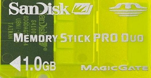 SANDISK MEMORY STICK PRO DUO 1GB