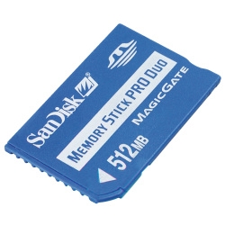 sandisk Memory Stick Pro Duo Multimedia Card 2GB