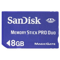 Memory Stick Pro Duo Multimedia Card 8GB